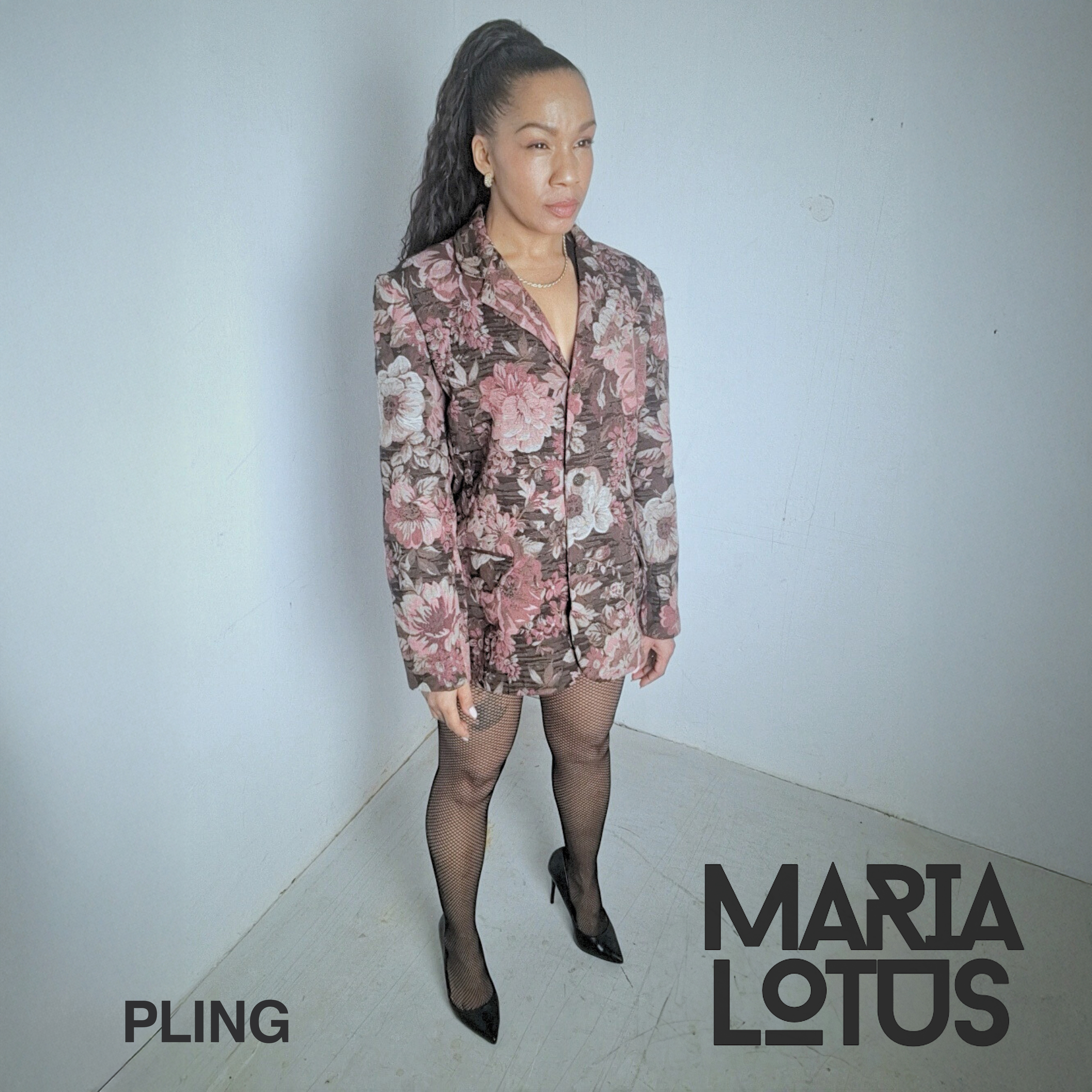 Grey Black Vintage Texture Album Cover Poster - 1